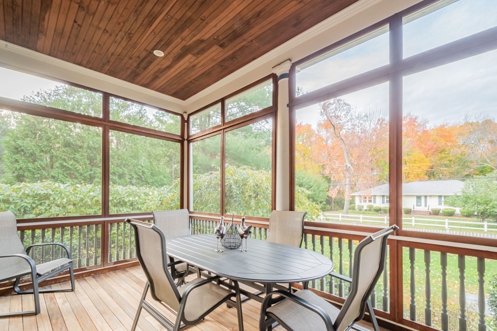 40 Winthrop Road Lexington, MA 02421 - Photo 24 of 42 a view of a city from a dining room with furniture window and outside view