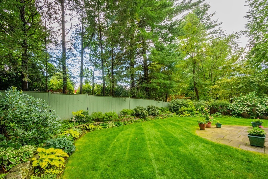 40 Winthrop Road Lexington, MA 02421 - Photo 42 of 42 a view of a garden with a lake