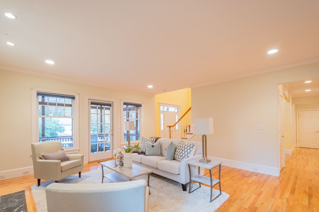 40 Winthrop Road Lexington, MA 02421 - Photo 5 of 42 a living room with furniture and a large window