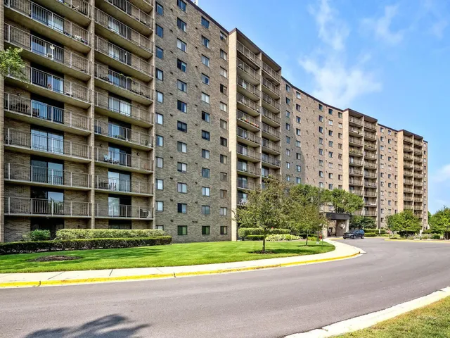 a front view of a building