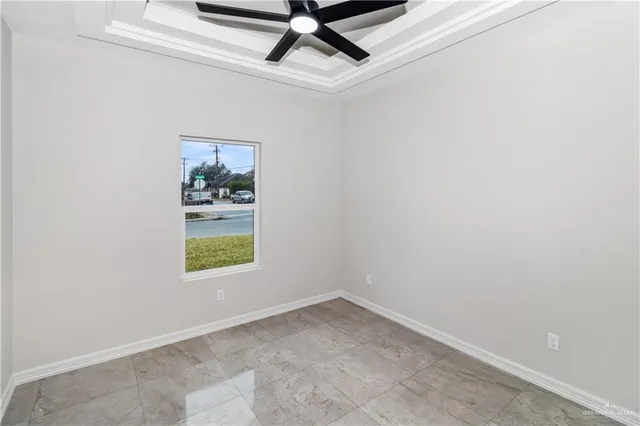 a view of a window in a room