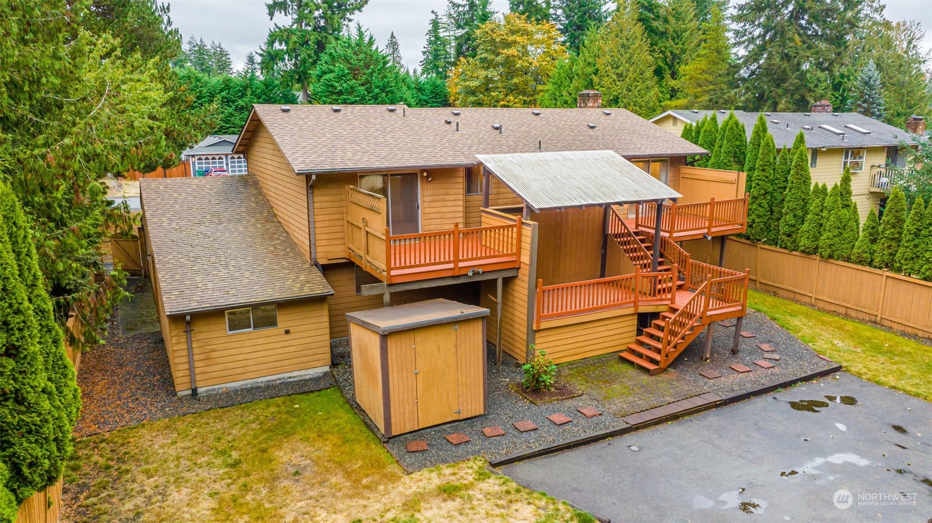 17206 30th Drive Southeast Bothell, WA 98012 - Photo 28 of 40 an aerial view of a house with a yard