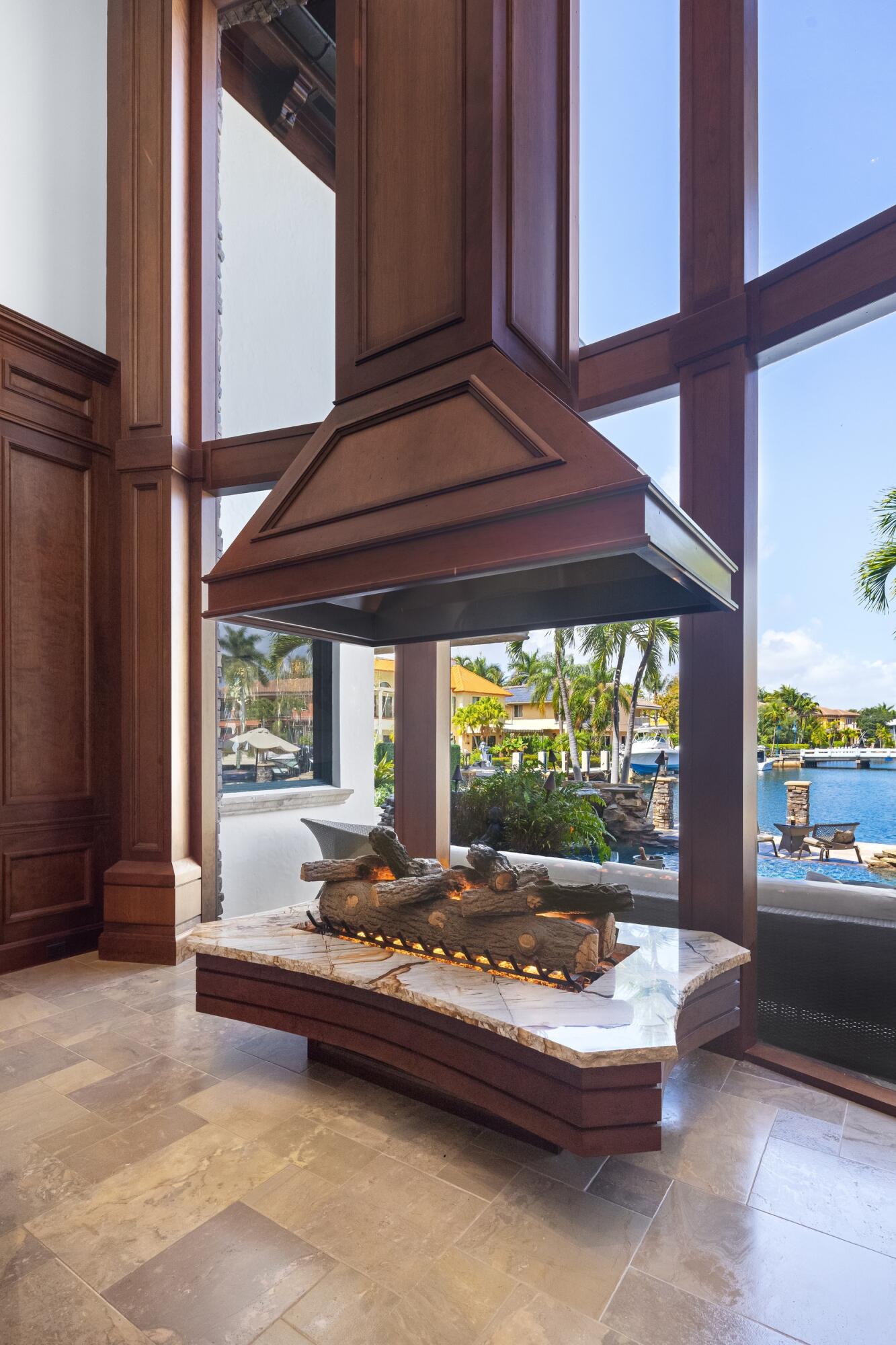 2325 Northeast 27th Street Lighthouse Point, FL 33064 - Photo 12 of 73 Fireplace 2