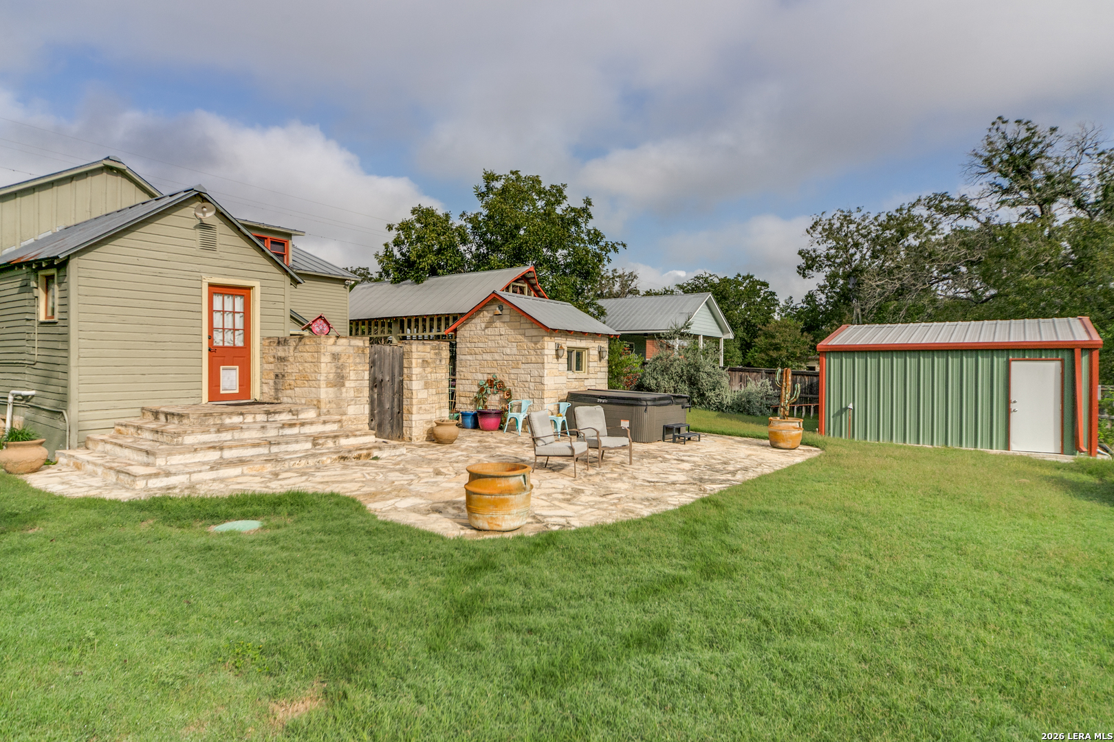 1201 Sisterdale Road Boerne, TX 78006 - Photo 13 of 17 a view of backyard of the house
