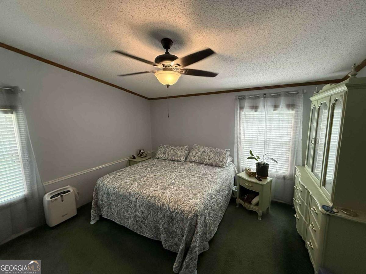289 Mason Dixon Line Road, Unit 3 Ashburn, GA 31714 - Photo 14 of 32 a bed room with a bed and a ceiling fan
