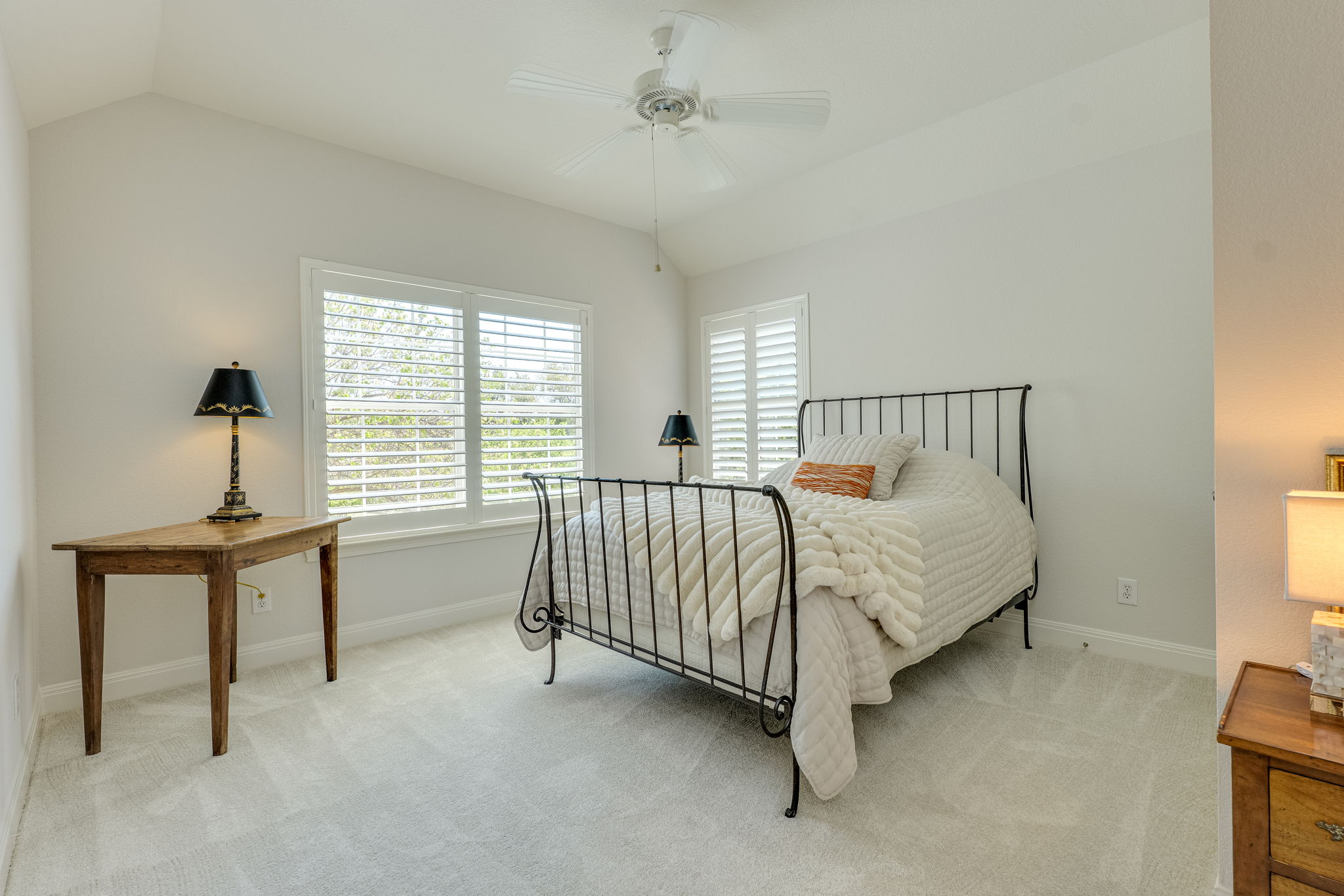 4424 Lago Viento Austin, TX 78734 - Photo 24 of 38 This bedroom is located at the top of the stairs on the front of the home.