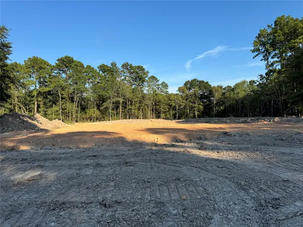 a view of a yard with a house