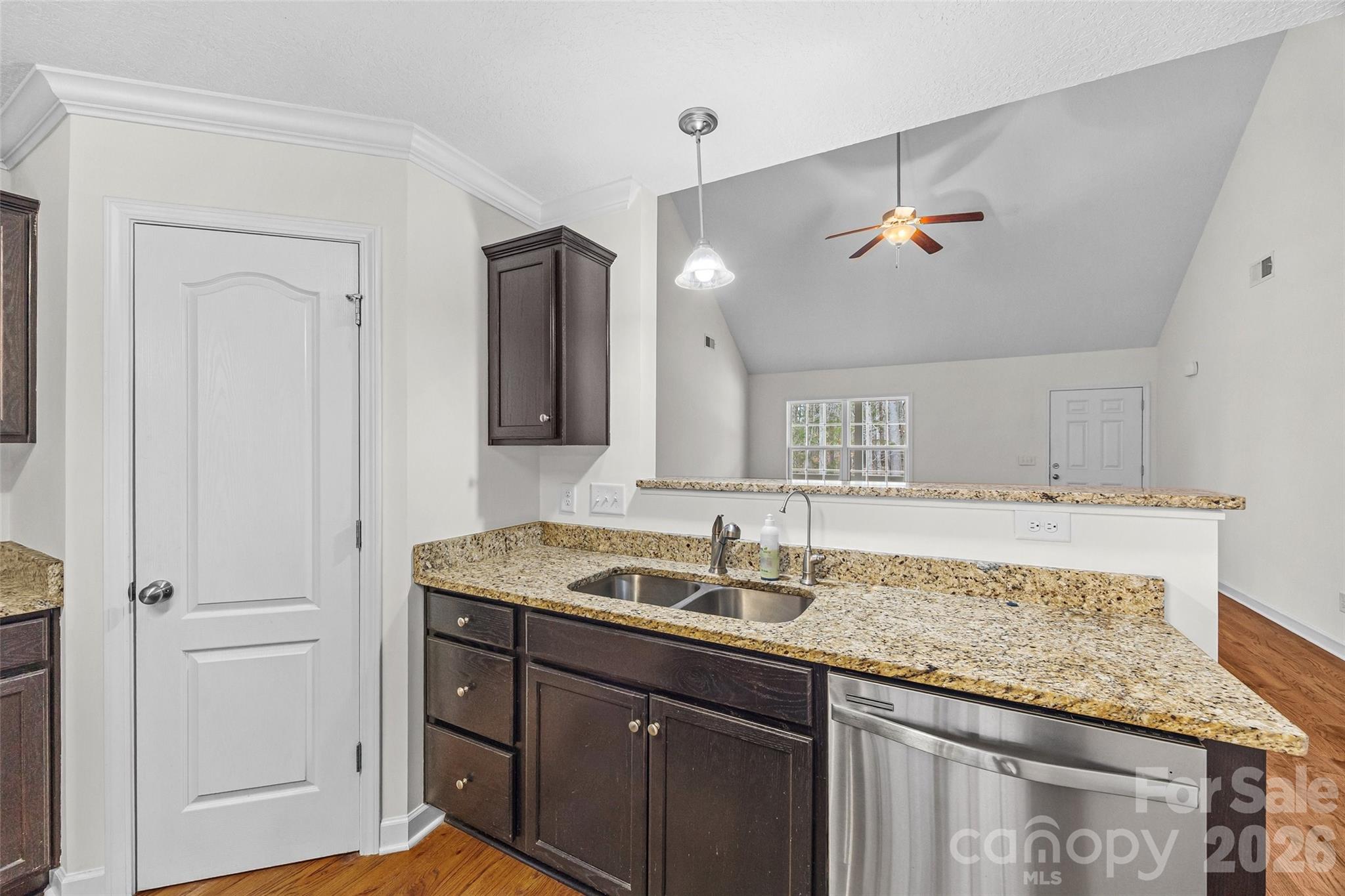 6115 Chandler Road Clover, SC 29710 - Photo 13 of 36 a bathroom with a granite countertop sink and a mirror