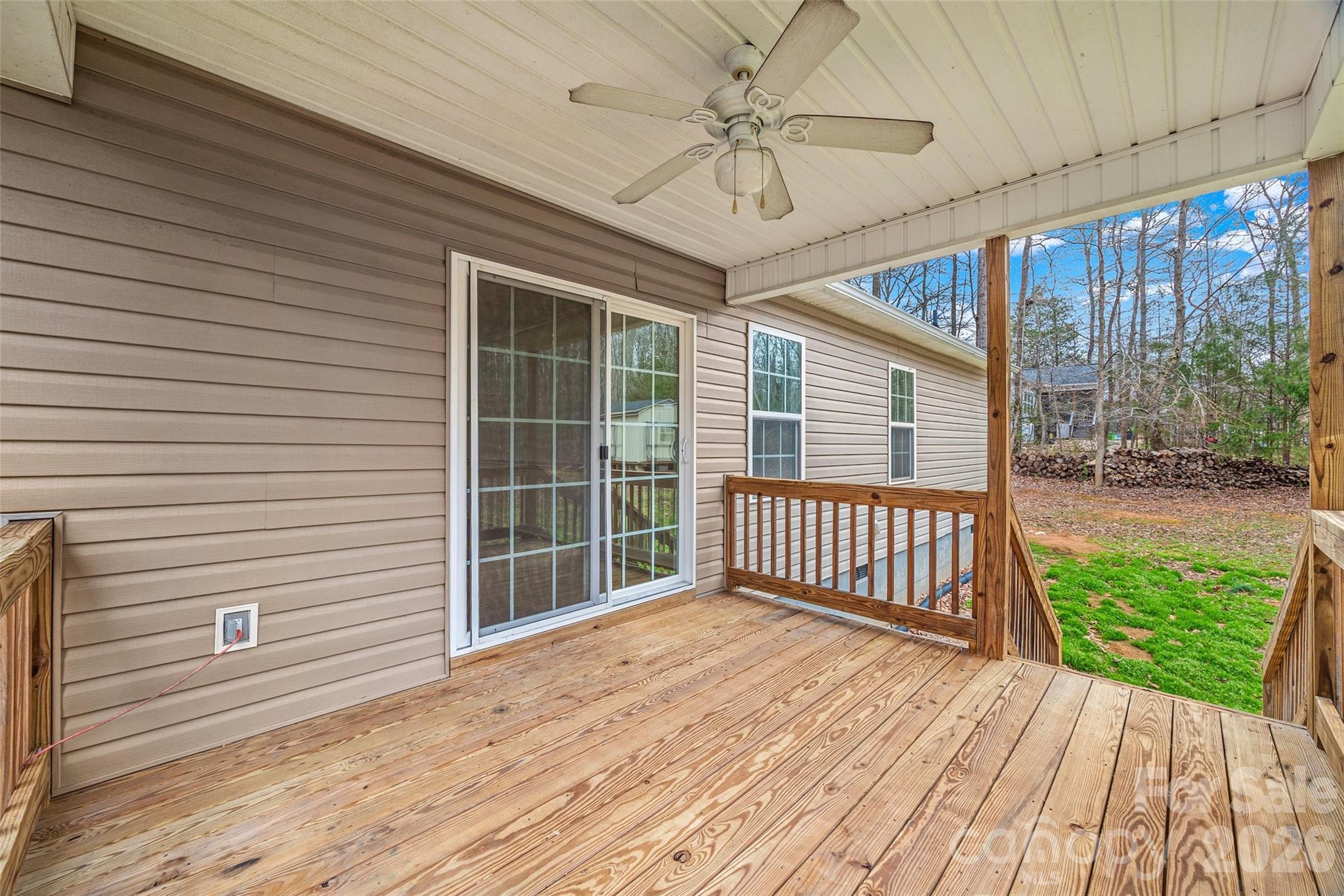 6115 Chandler Road Clover, SC 29710 - Photo 32 of 36 a view of backyard with a deck