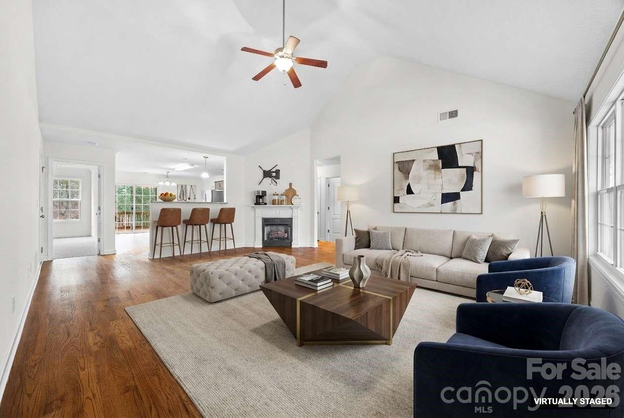 6115 Chandler Road Clover, SC 29710 - Photo 4 of 36 a living room with furniture and a wooden floor
