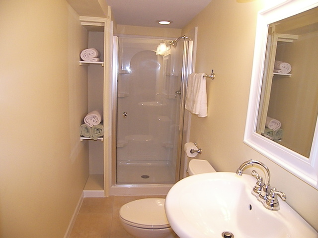 1040 Midway Road Northbrook, IL 60062 - Photo 15 of 18 a bathroom with a sink toilet and shower