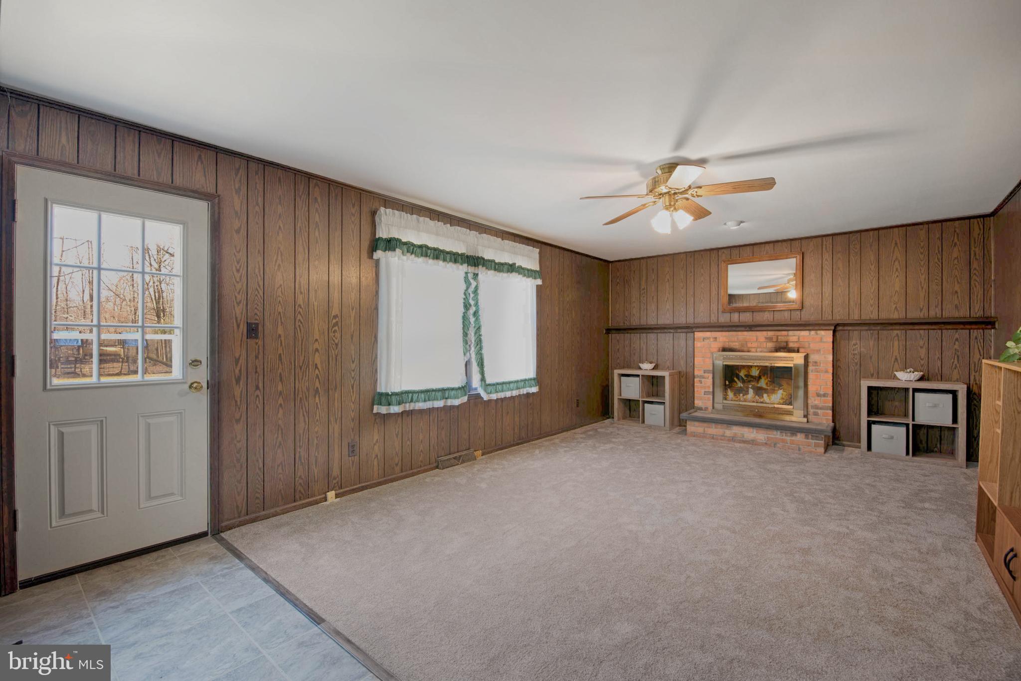 60 Filbert Road Elkton, MD 21921 - Photo 14 of 25 FAMILY ROOM WITH BRICK FIREPLACE