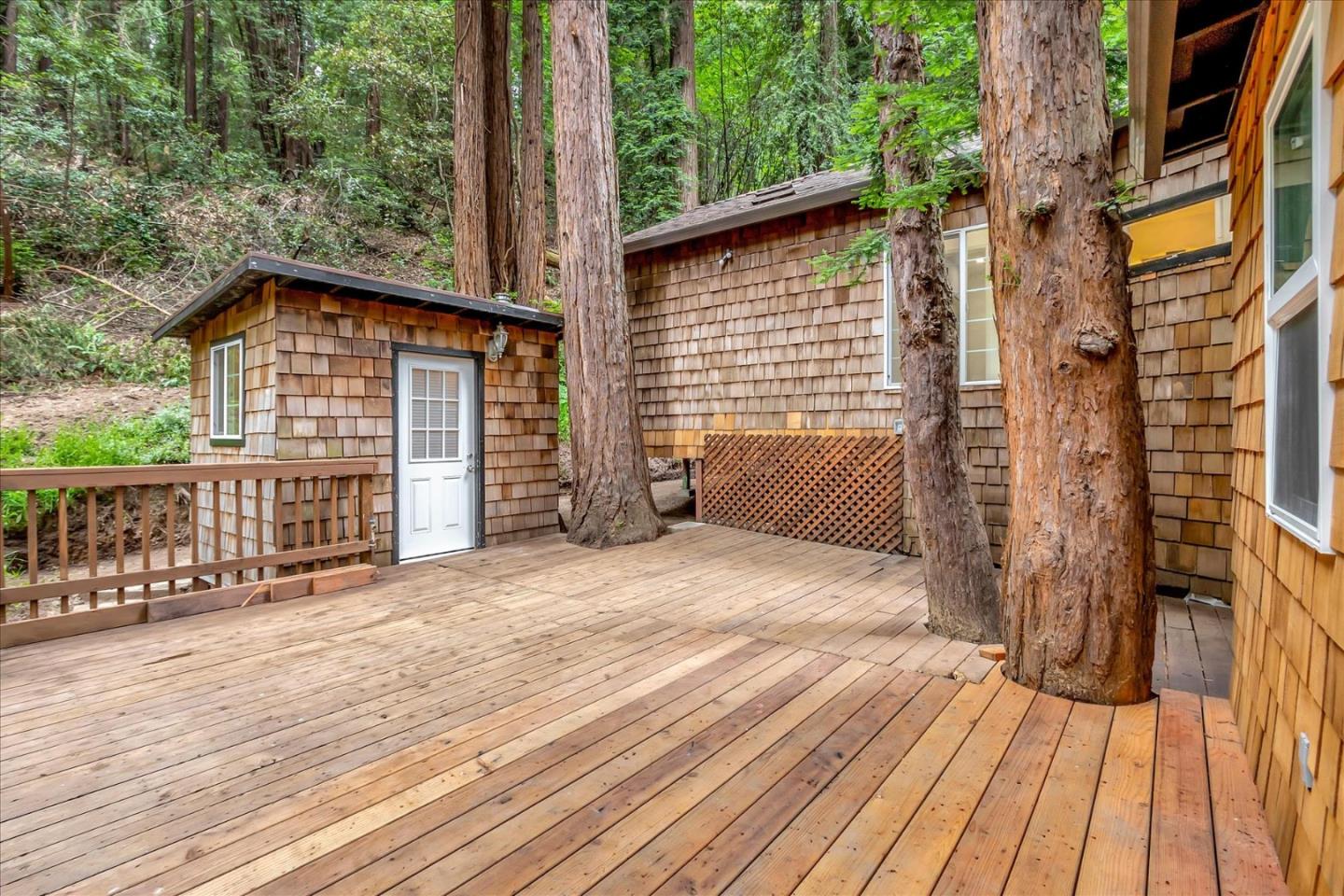 17550 Comanche Trail Los Gatos, CA 95033 - Photo 29 of 37 a view of backyard with a deck
