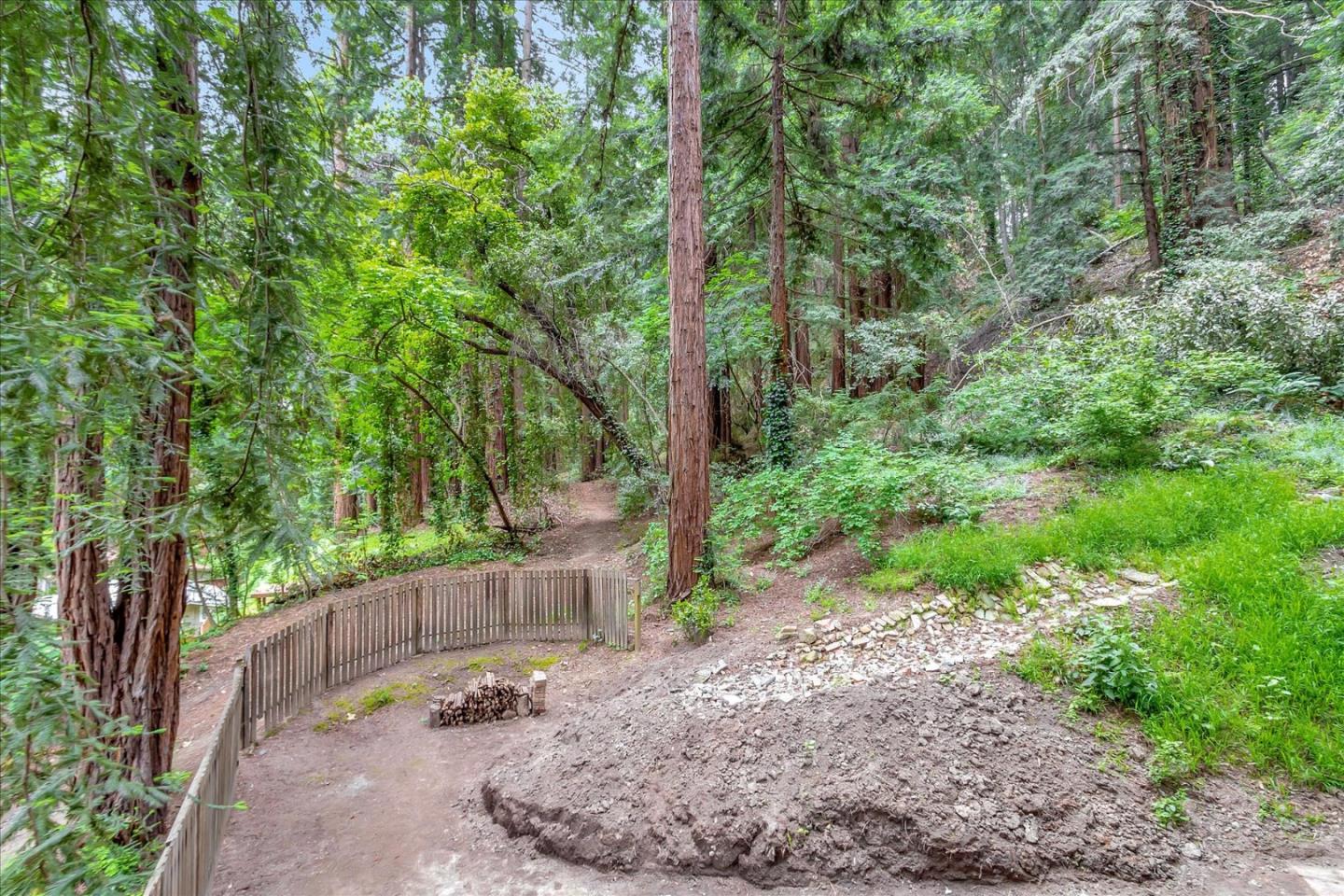 17550 Comanche Trail Los Gatos, CA 95033 - Photo 35 of 37 a view of a yard with plants and large trees