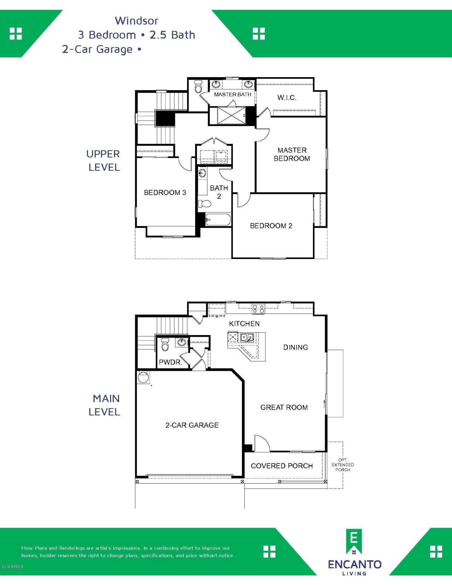 734 East Calavar Road Phoenix, AZ 85022 - Photo 15 of 15 Winsor floorplan