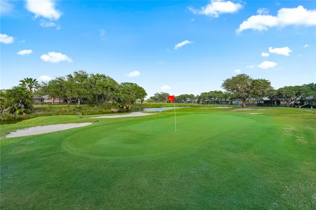 a view of a golf course