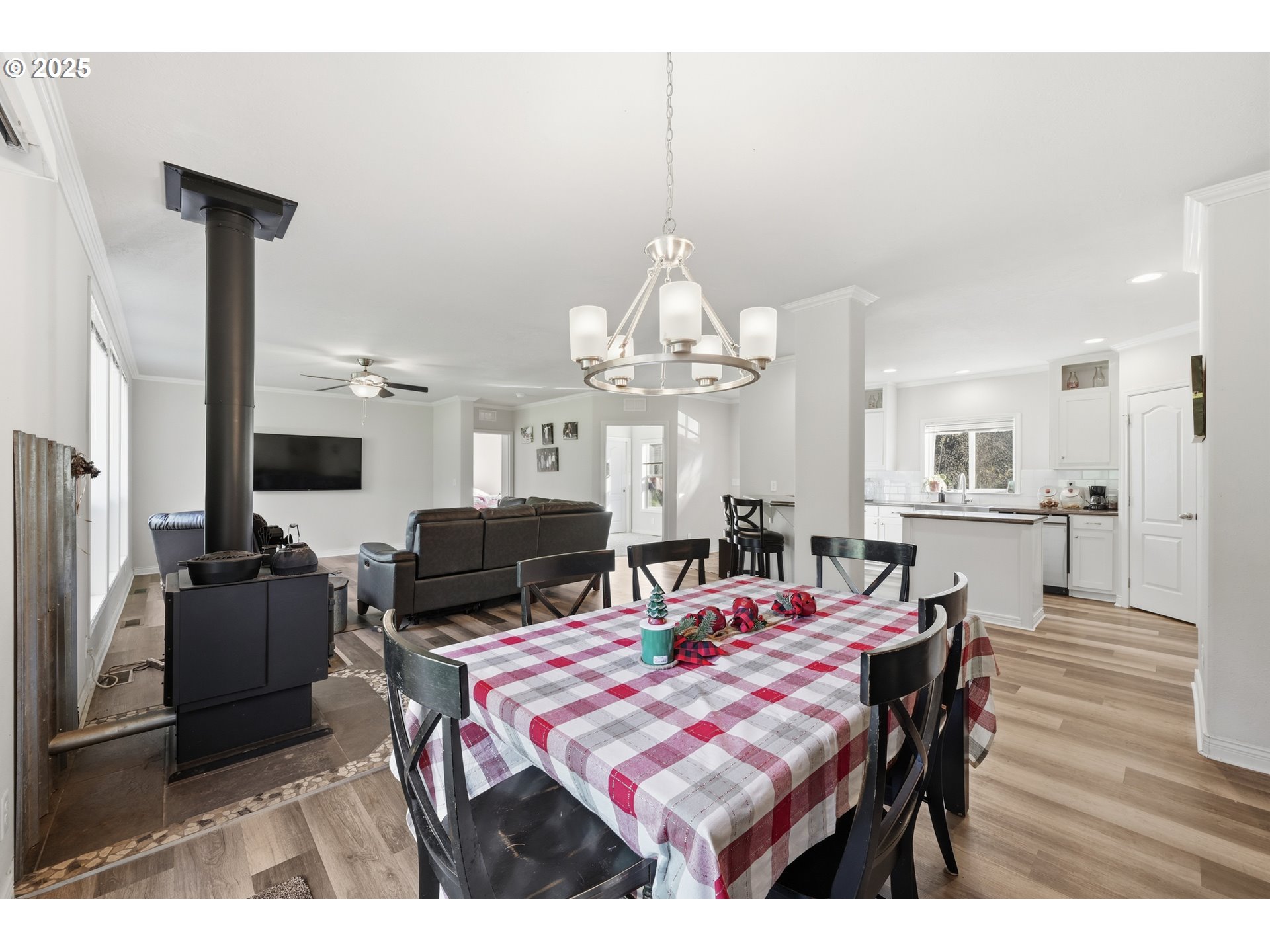 39557 Little Fall Creek Road Fall Creek, OR 97438 - Photo 18 of 43 a view of a dining room with furniture