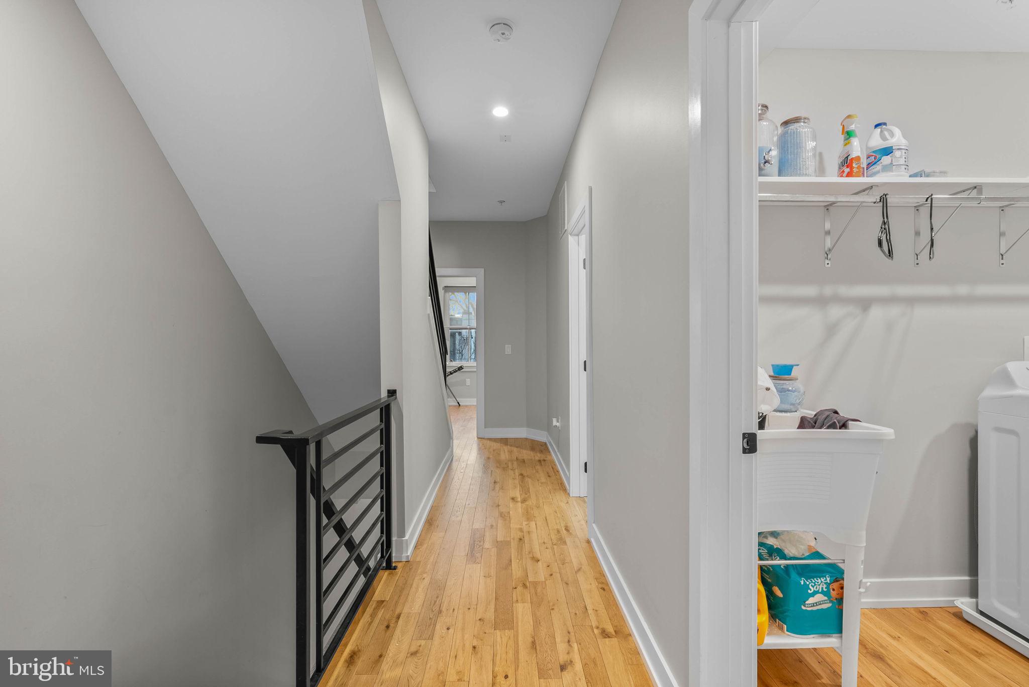 1517 North 27th Street Philadelphia, PA 19121 - Photo 18 of 31 a view of hallway with wooden floor