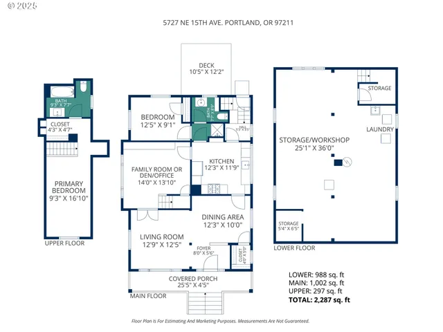 $619,000 | 5727 Northeast 15th Avenue, Portland, OR 97211