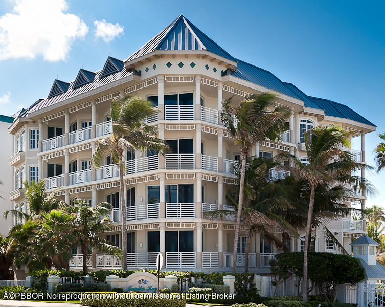 a front view of a building