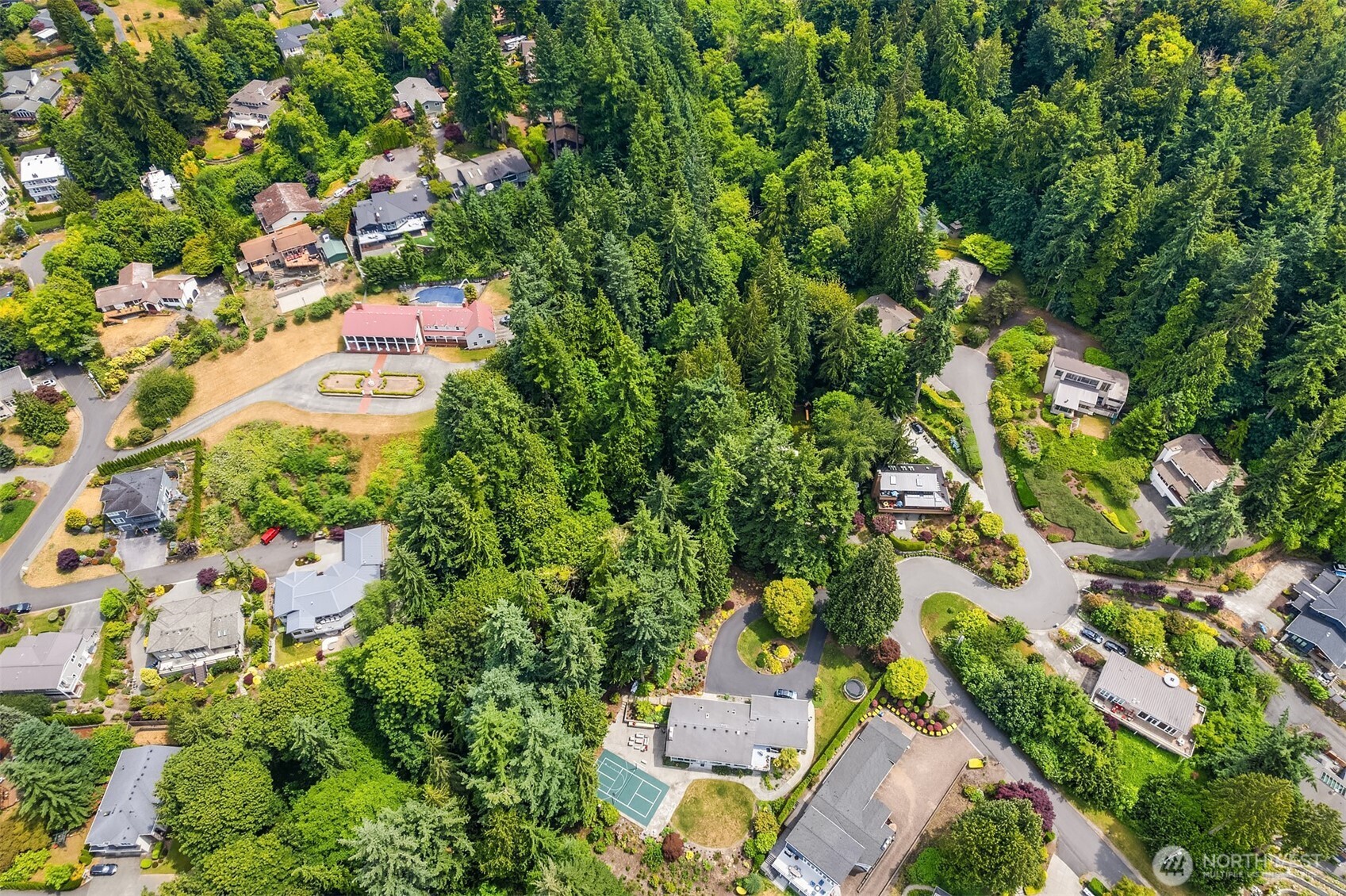 8036 Cyrus Place Edmonds, WA 98026 - Photo 11 of 16 an aerial view of residential houses with outdoor space