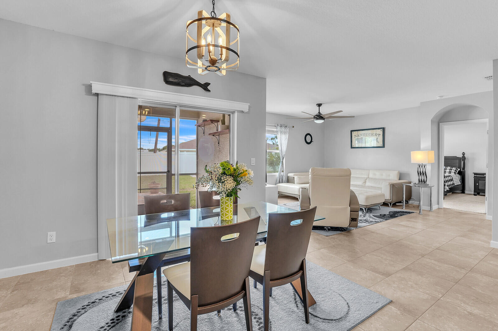 1401 Southeast Portillo Road Port St. Lucie, FL 34952 - Photo 19 of 41 View from dining room to living area