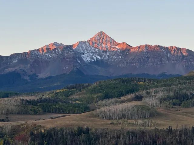 a view of a mountain