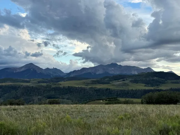 a view of outdoor space and mountain view