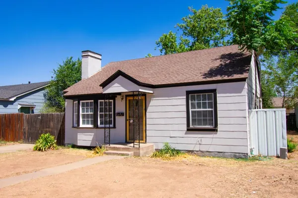 a backyard of a house