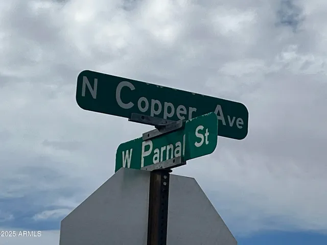 a close up of a street sign