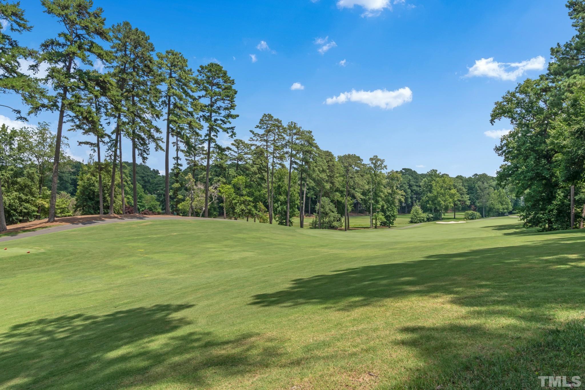 1617 Hunting Ridge Road Raleigh, NC 27615 - Photo 3 of 31 a view of a golf course with a trees