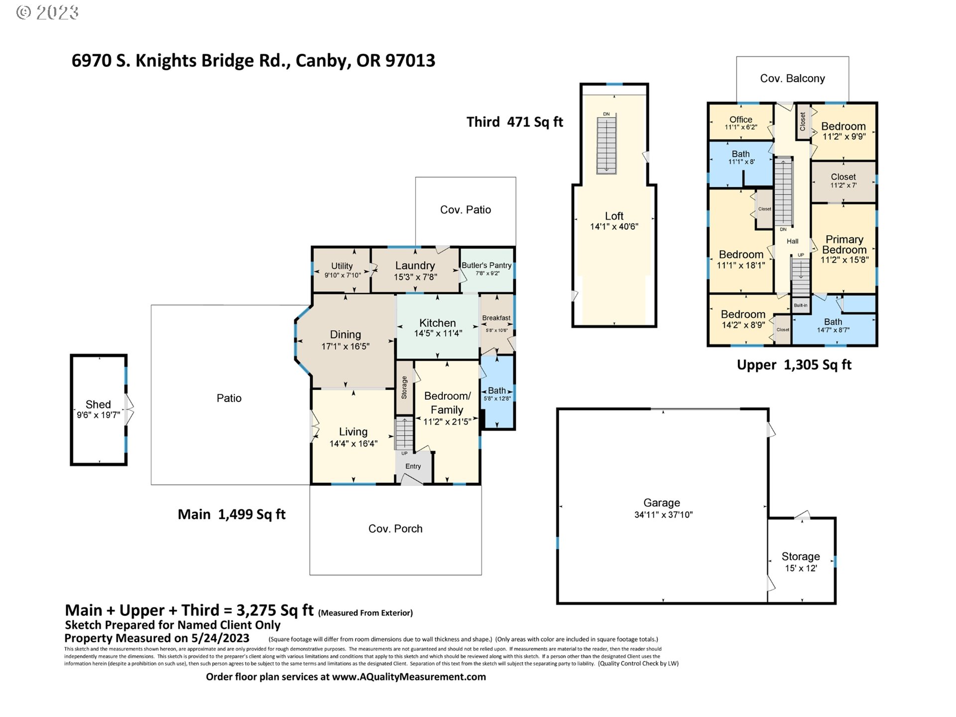 6970 South Knights Bridge Road Canby, OR 97013 - Photo 32 of 32 a picture of a floor plan