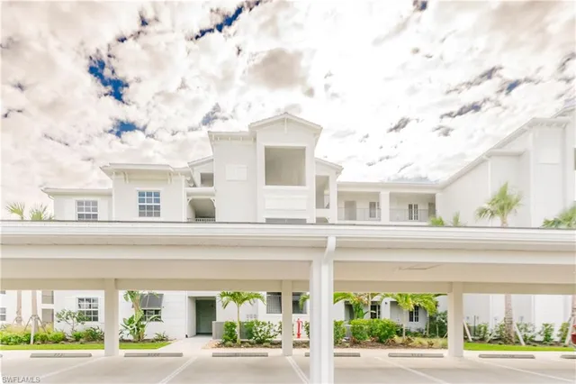 front view of a building with a street