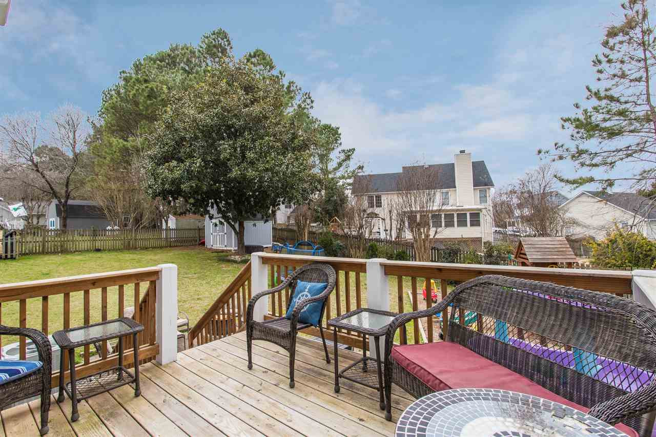 3317 Beech Bluff Lane Raleigh, NC 27616 - Photo 21 of 27 Deck with view of back yard