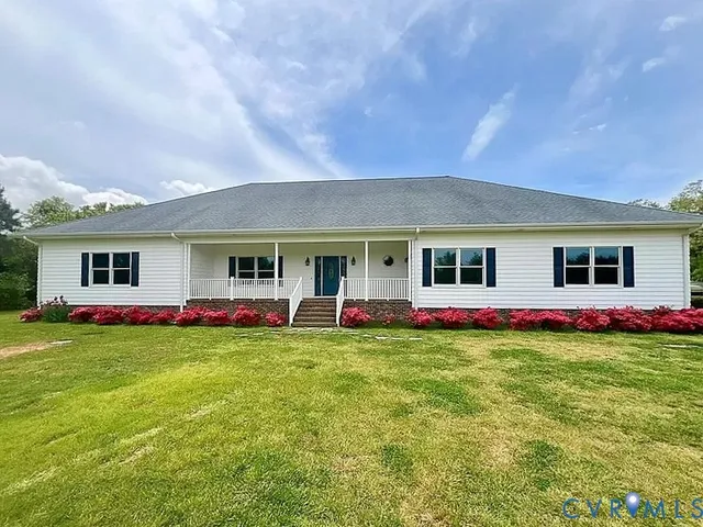 a view of a house with a patio