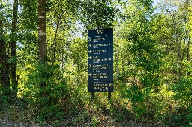 a view of sign board