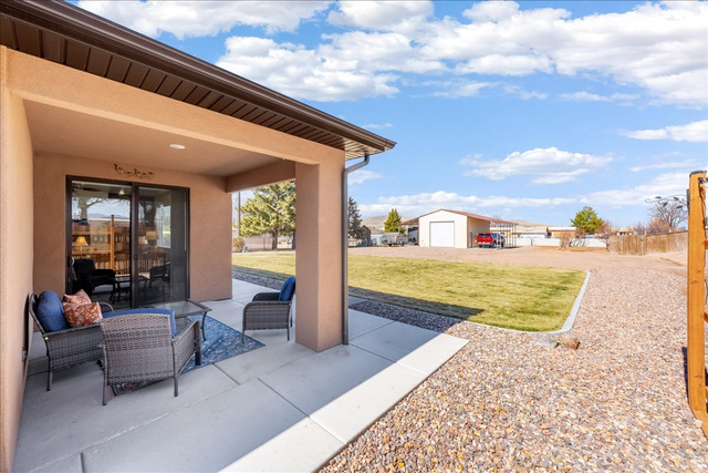 357 East Main Street Enterprise, UT 84725 - Photo 54 of 71 View of patio with an outbuilding