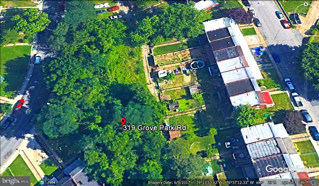 319 Grove Park Road Baltimore, MD 21225 - Photo 7 of 59 Aerial view of 319 Grove Park, Brooklyn.