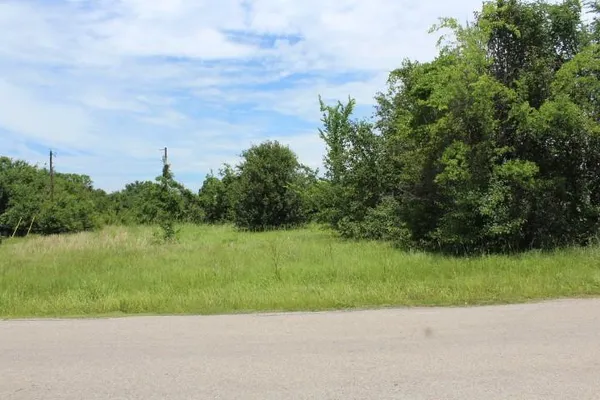 a view of a lake from a yard