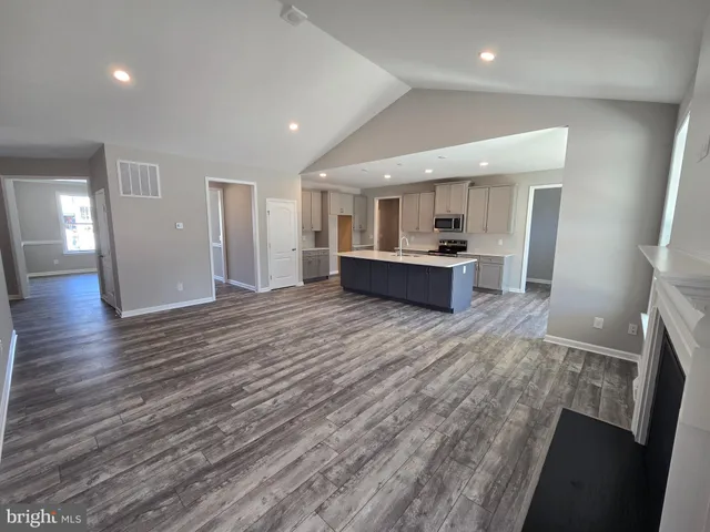 a view of kitchen and sink