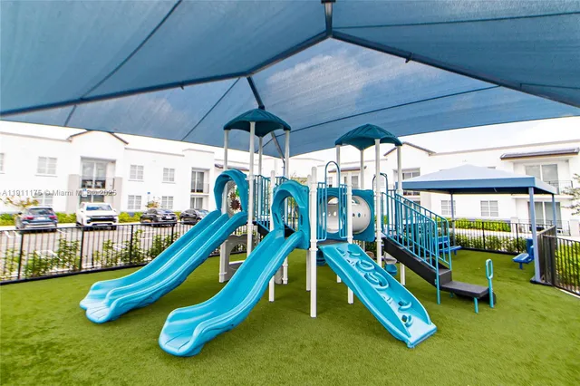 a view of a slide with a slide