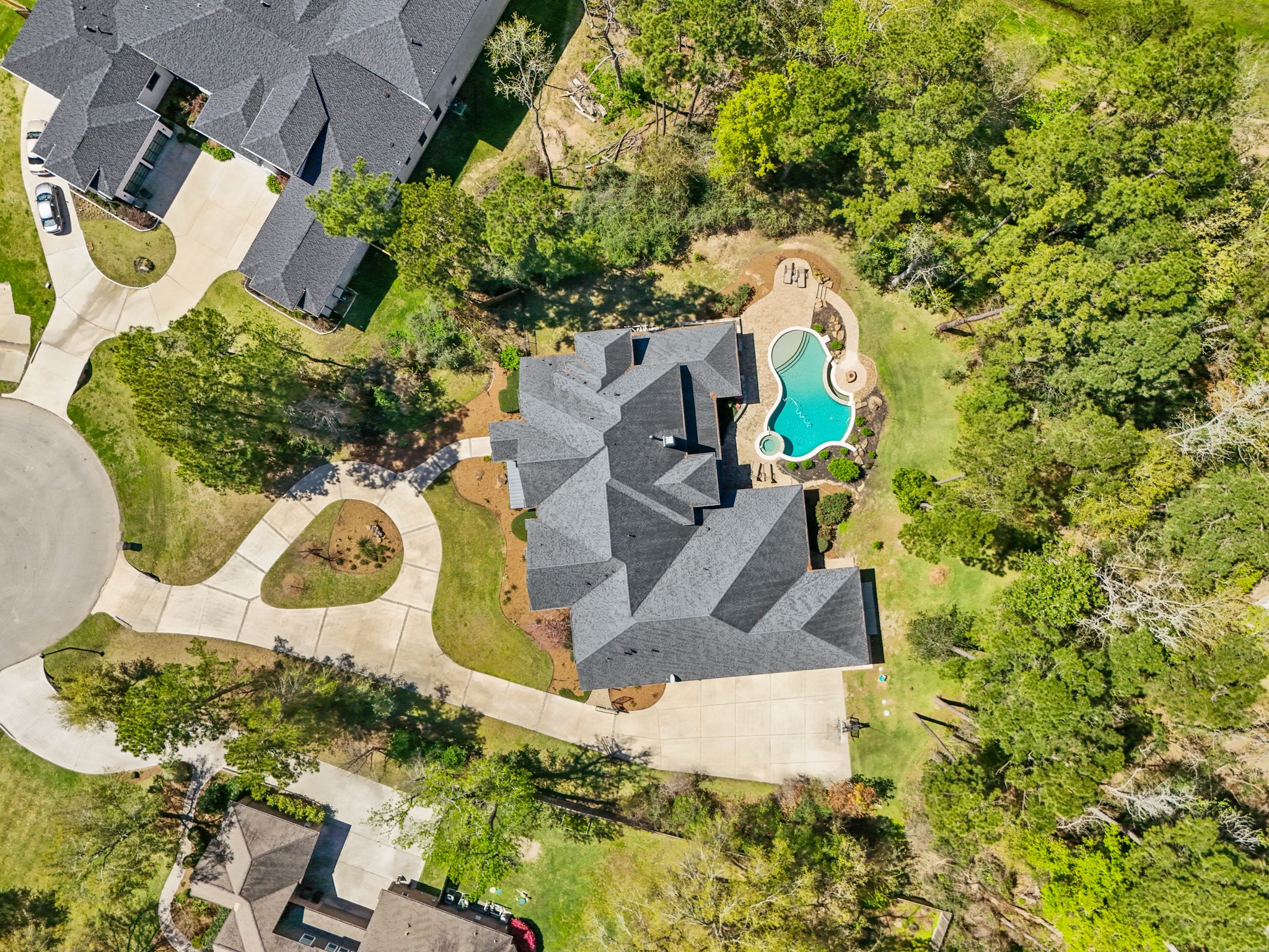 27322 Silver Jade Court Spring, TX 77386 - Photo 44 of 45 This property has so much to offer! End of family friendly cul-de-sac, private back yard, circular driveway with iron gate and all the amenities of Benders Landing Estates - Clubhouse, Fitness room, Pool, park, Tennis/basketball Courts, Baseball diamond, all with lake views!