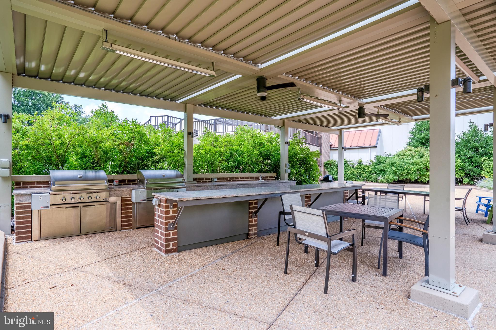 1800 Old Meadow Road, Unit 218 McLean, VA 22102 - Photo 30 of 57 Plaza Kitchen .... with 2 of the 4 Plaza Grills