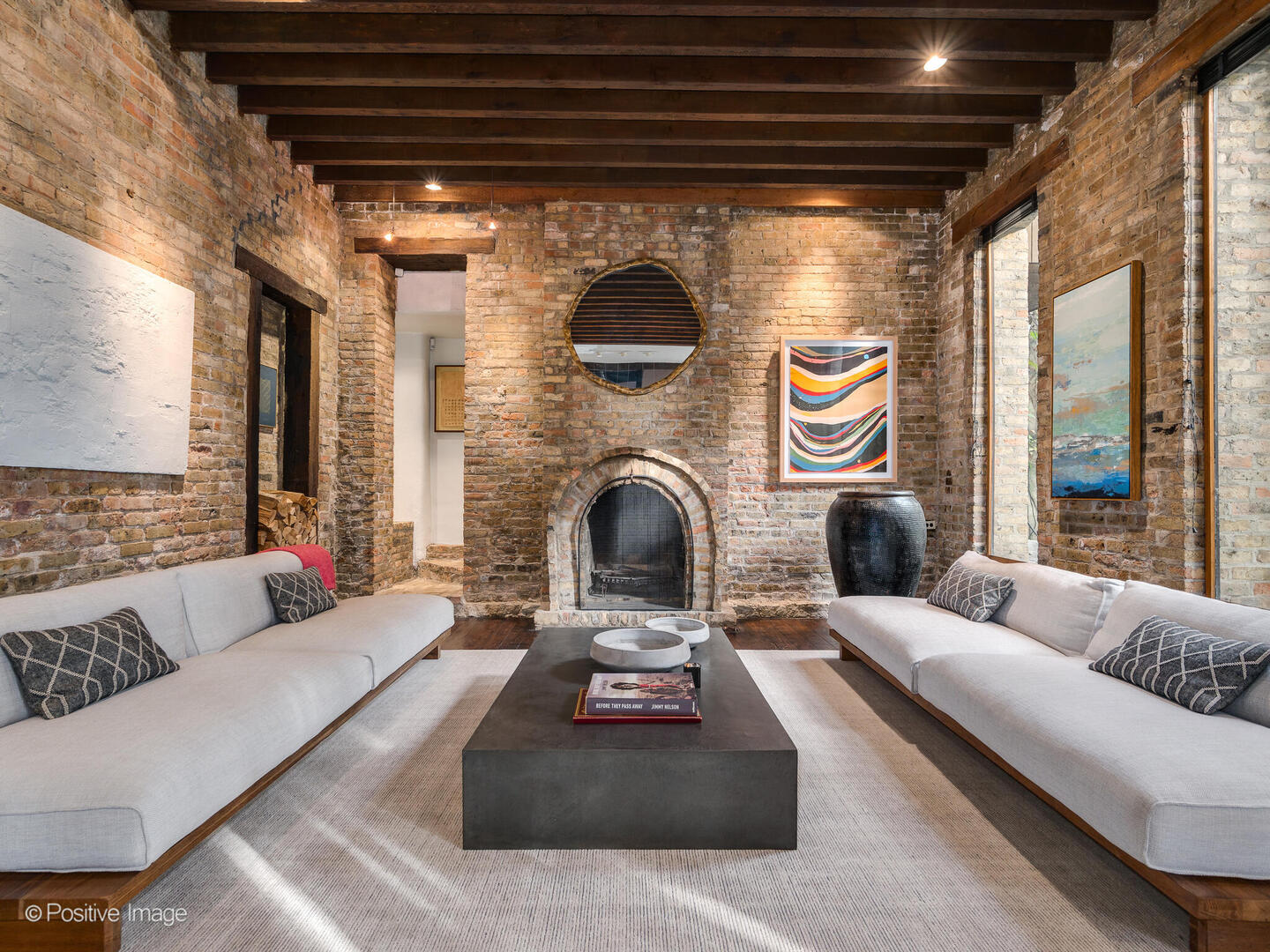 844 West Altgeld Street Chicago, IL 60614 - Photo 7 of 27 a living room with furniture and a fireplace