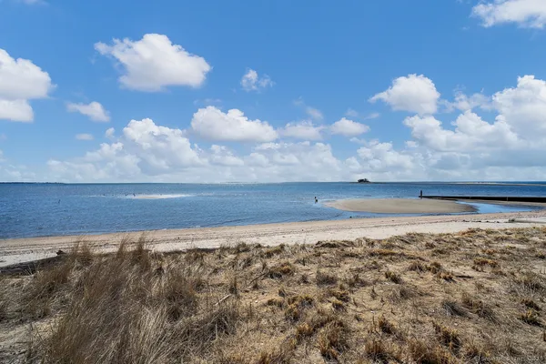 a view of an ocean beach