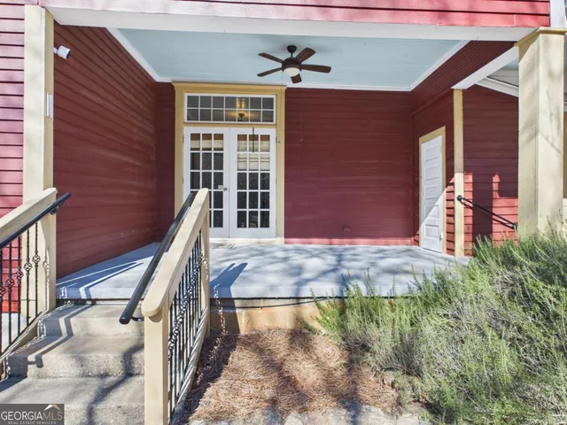 a view of house with staircase