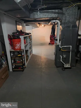 a view of room with gym equipment
