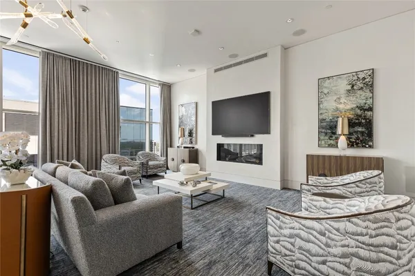 a front view of a building