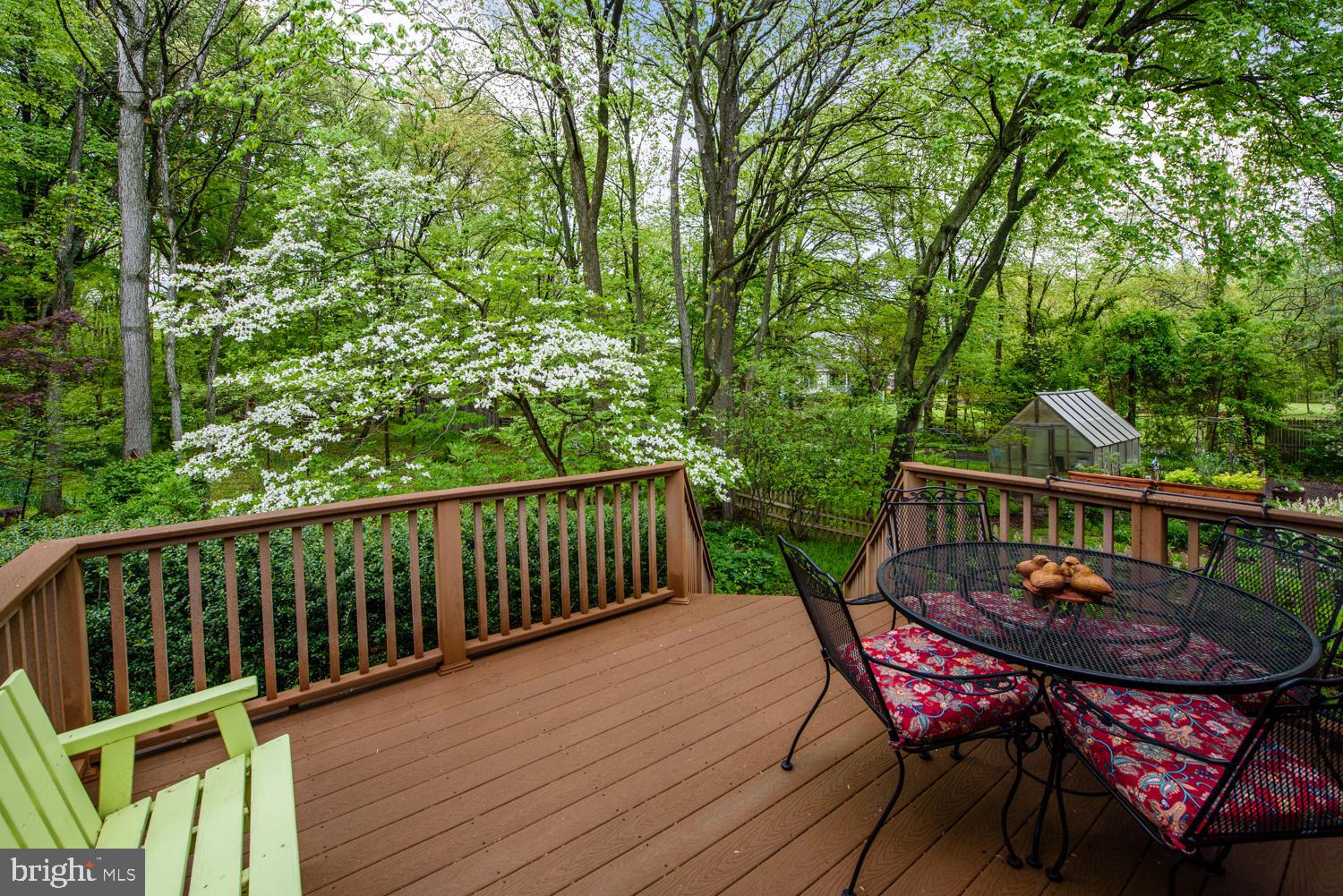 5021 A Church Road Mount Laurel, NJ 08054 - Photo 25 of 30 Deck with awning overlooks park-like yard