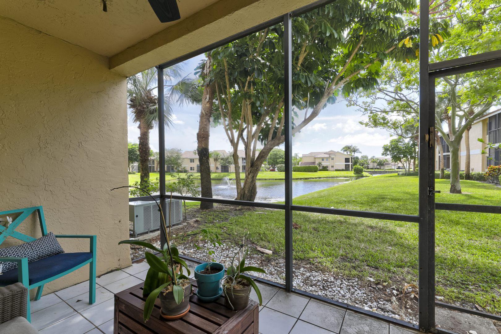 23104 Island View, Unit 4 Boca Raton, FL 33433 - Photo 31 of 35 Screened Patio
